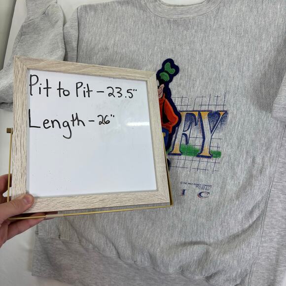 Vintage Disney Goofy Crewneck Walt Disney Company by Genus Mens Large Sweatshirt - Picture 8 of 8